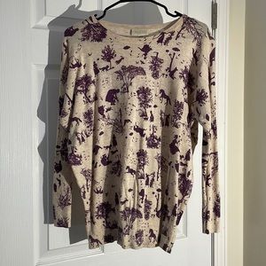 ModCloth Brand Fairytale Print Sweater